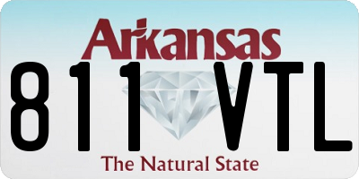 AR license plate 811VTL