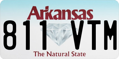 AR license plate 811VTM