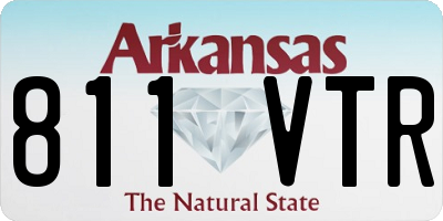 AR license plate 811VTR