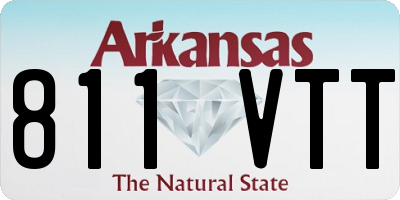 AR license plate 811VTT