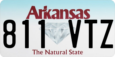 AR license plate 811VTZ