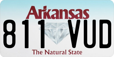AR license plate 811VUD