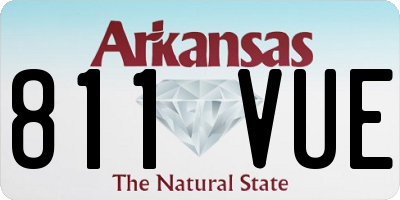 AR license plate 811VUE