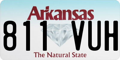AR license plate 811VUH