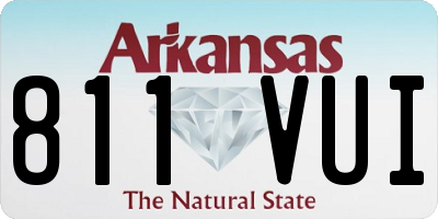 AR license plate 811VUI
