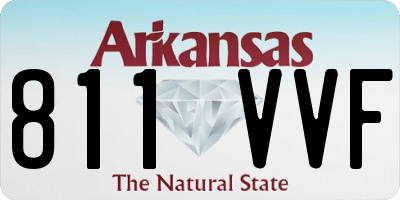 AR license plate 811VVF