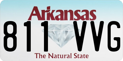 AR license plate 811VVG