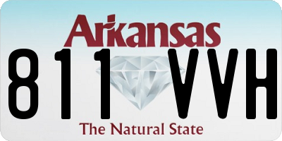 AR license plate 811VVH