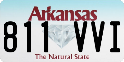 AR license plate 811VVI