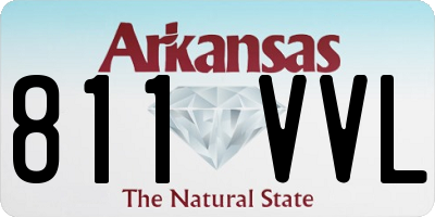 AR license plate 811VVL