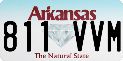 AR license plate 811VVM