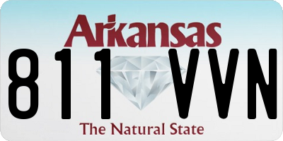 AR license plate 811VVN