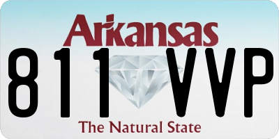 AR license plate 811VVP