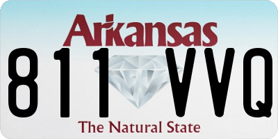 AR license plate 811VVQ