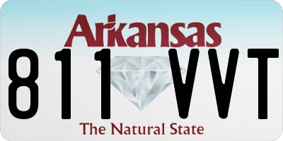 AR license plate 811VVT