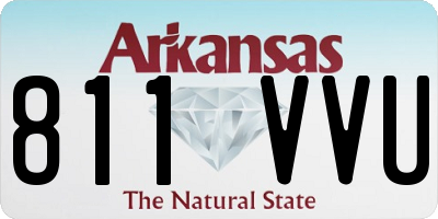 AR license plate 811VVU