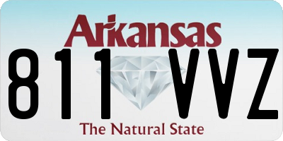 AR license plate 811VVZ