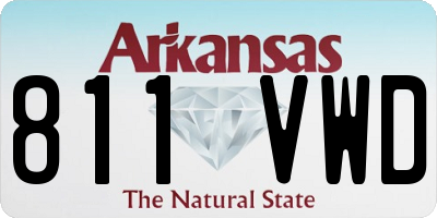 AR license plate 811VWD