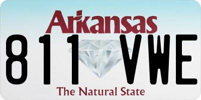 AR license plate 811VWE
