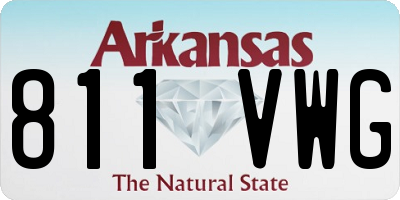AR license plate 811VWG