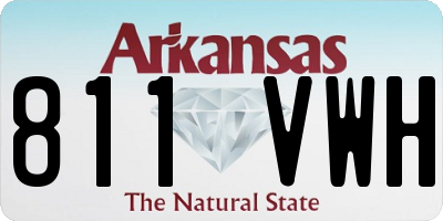 AR license plate 811VWH