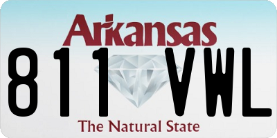 AR license plate 811VWL