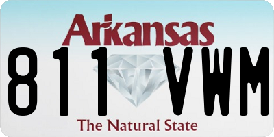 AR license plate 811VWM