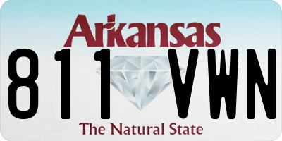 AR license plate 811VWN