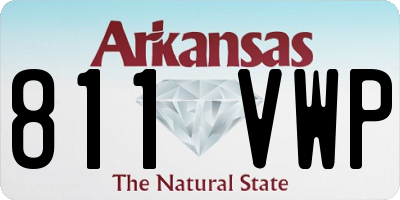 AR license plate 811VWP