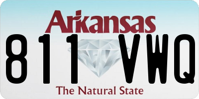 AR license plate 811VWQ