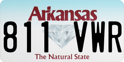 AR license plate 811VWR