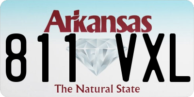 AR license plate 811VXL