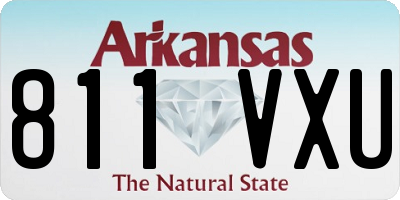 AR license plate 811VXU