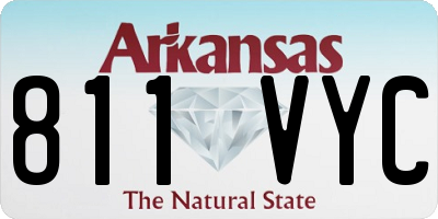 AR license plate 811VYC