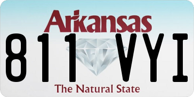 AR license plate 811VYI