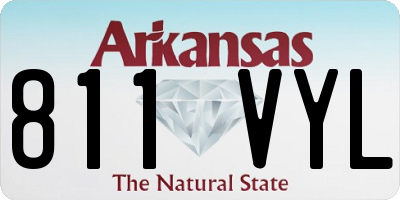 AR license plate 811VYL