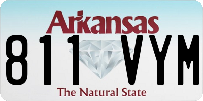 AR license plate 811VYM