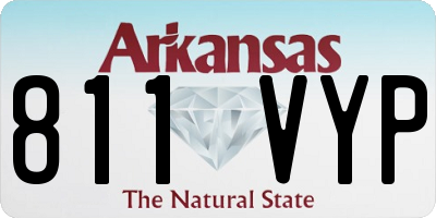 AR license plate 811VYP
