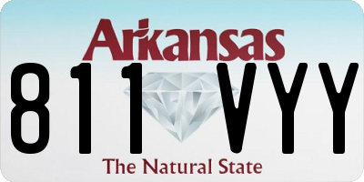 AR license plate 811VYY
