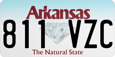 AR license plate 811VZC