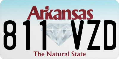 AR license plate 811VZD