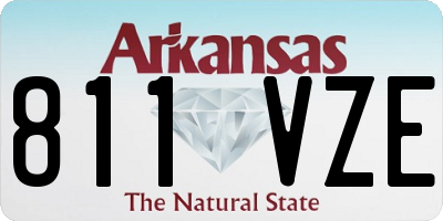 AR license plate 811VZE