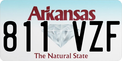 AR license plate 811VZF