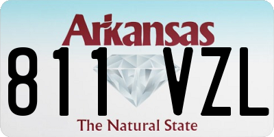 AR license plate 811VZL