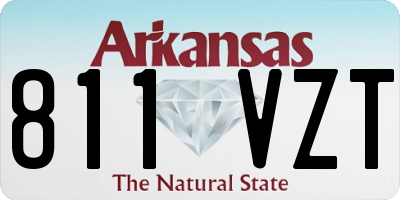 AR license plate 811VZT
