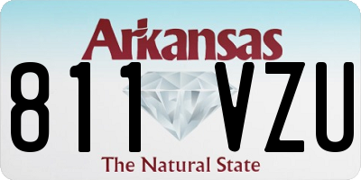AR license plate 811VZU