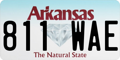 AR license plate 811WAE
