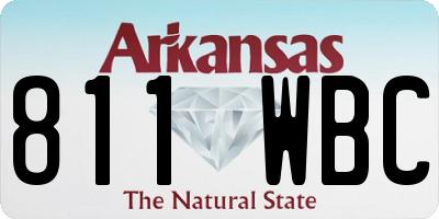 AR license plate 811WBC