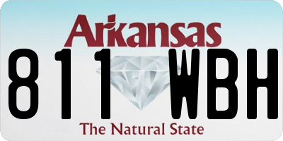 AR license plate 811WBH
