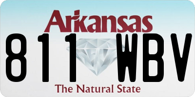 AR license plate 811WBV